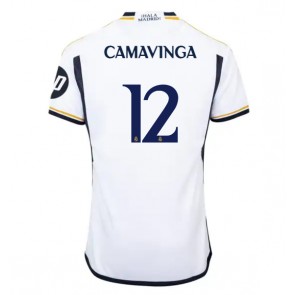 Real Madrid Eduardo Camavinga #12 Hemmatröja 2023-24 Kortärmad
